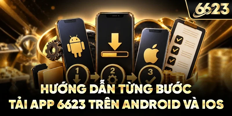 Hướng dẫn từng bước tải App 6623 trên Android và iOS